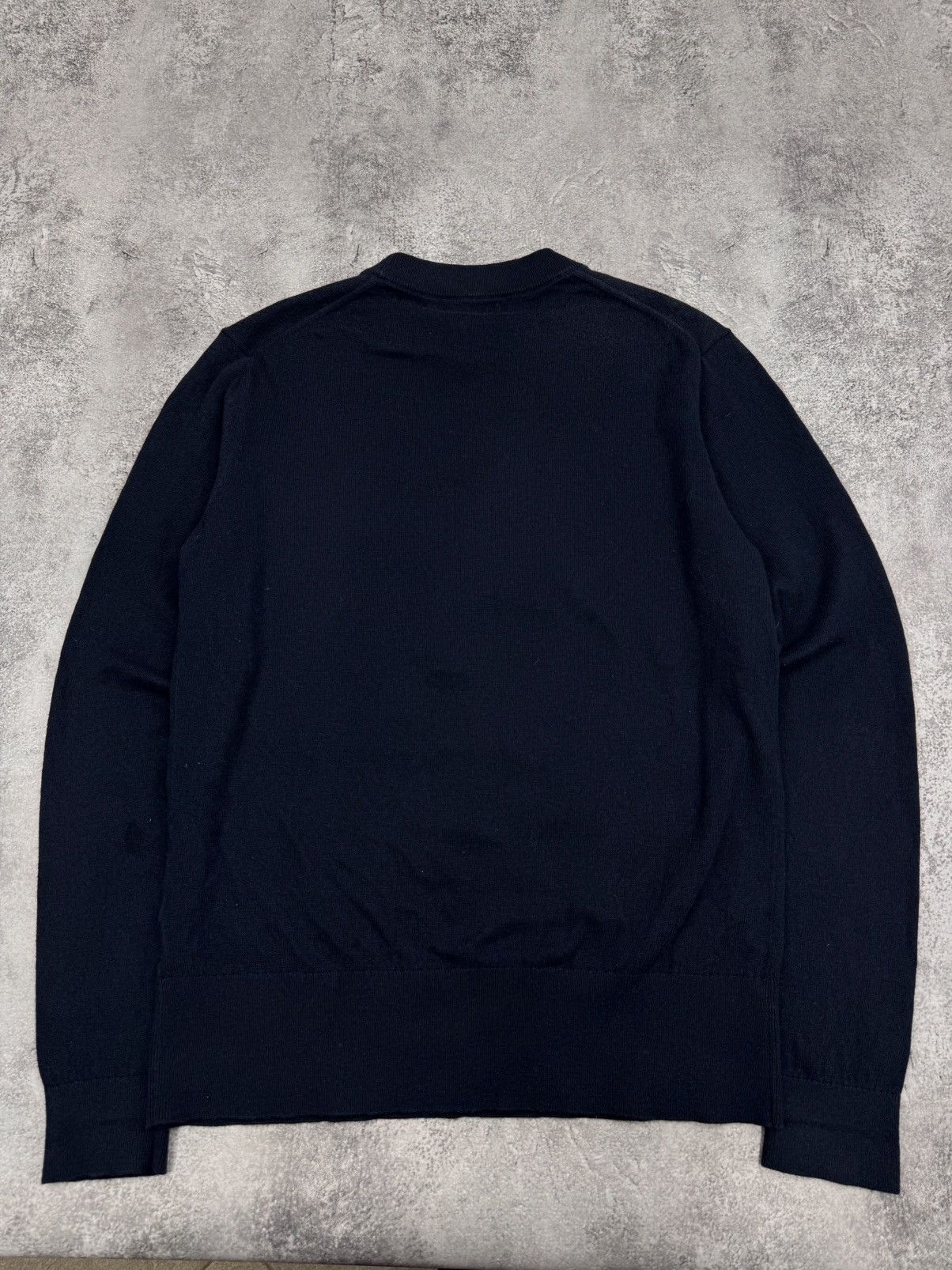 Calvin Klein Calvin Klein Men Classic Crewneck Cotton Sweater Navy Size M Size US M / EU 48-50 / 2 - 6 Thumbnail