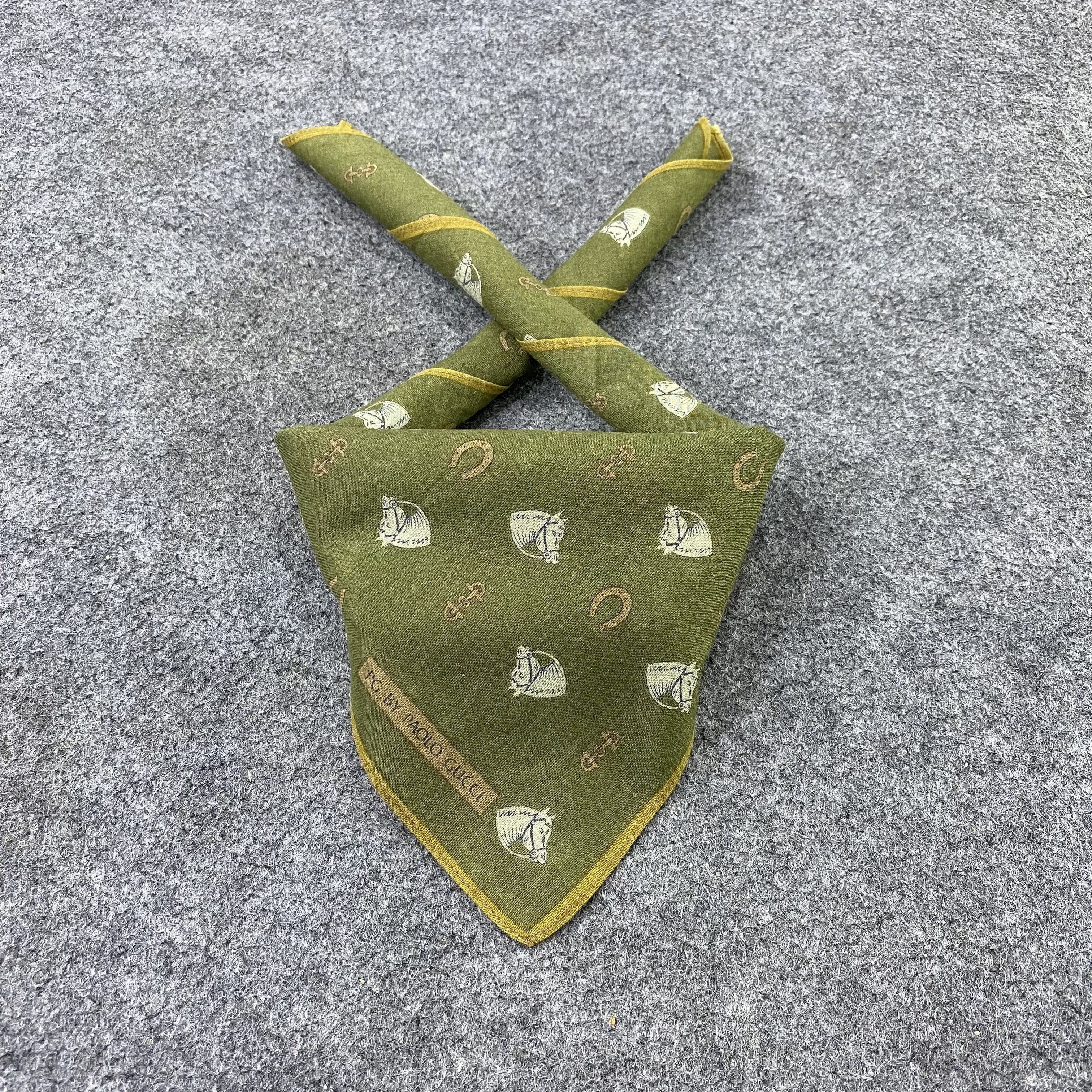 Paolo Gucci Paolo Gucci Handkerchief / Bandana / Neckerchief-B1519 Size ONE SIZE - 2 Thumbnail
