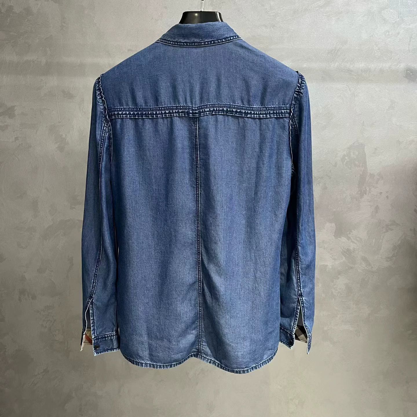 Burberry burberry blue casual long sleeve shirt Size US M / EU 48-50 / 2 - 5 Thumbnail