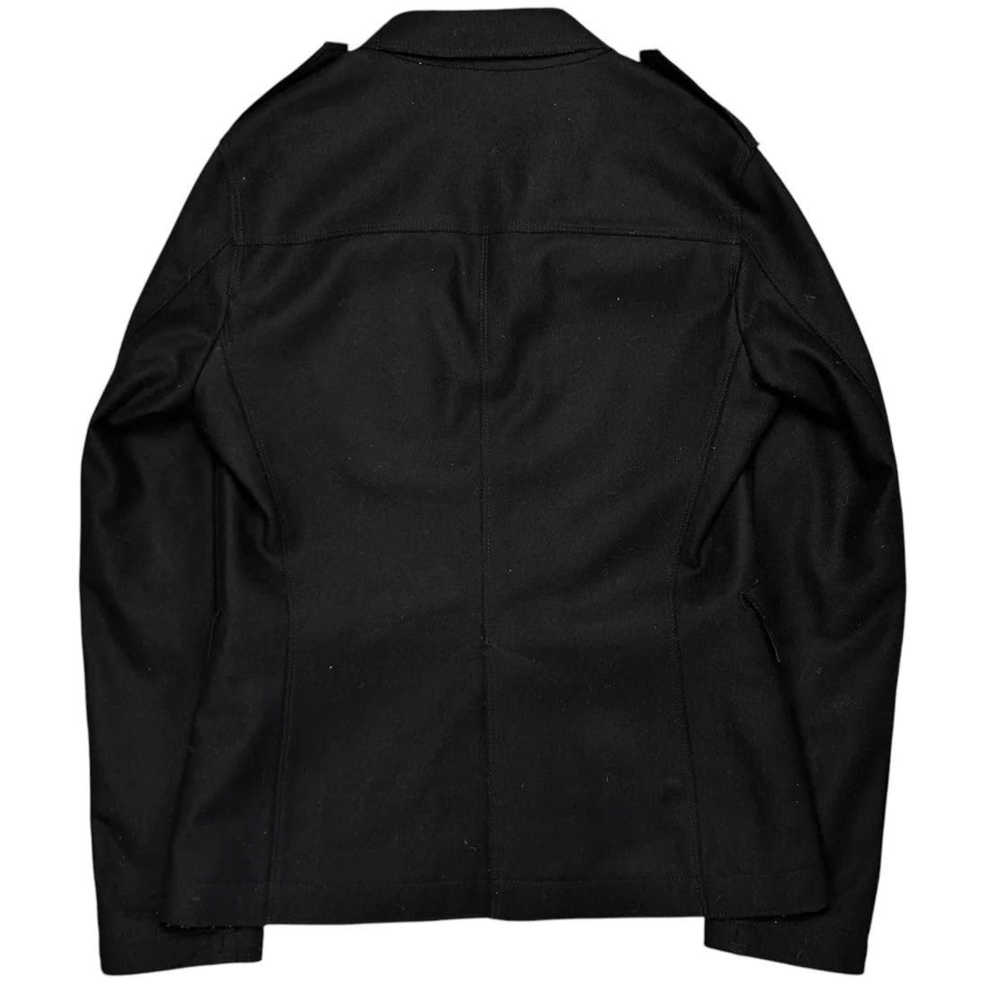 Dirk Bikkembergs Dirk Bikkembergs Leather Pocket Metal Clip Military Blazer Size US M / EU 48-50 / 2 - 3 Thumbnail