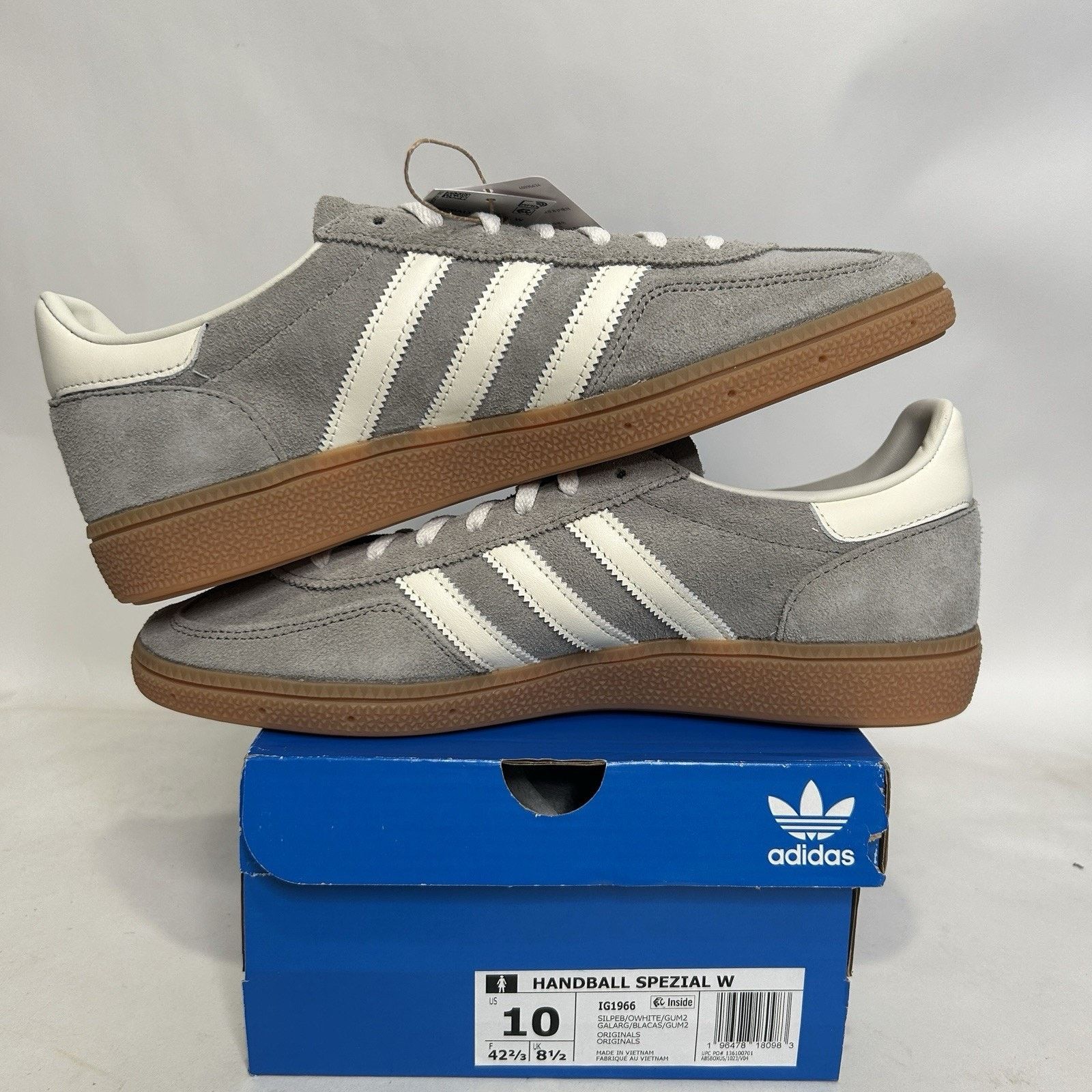 Adidas Adidas Originals Handball Spezial Originals “Silver Pebble” Size US 10 / IT 40 - 3 Thumbnail