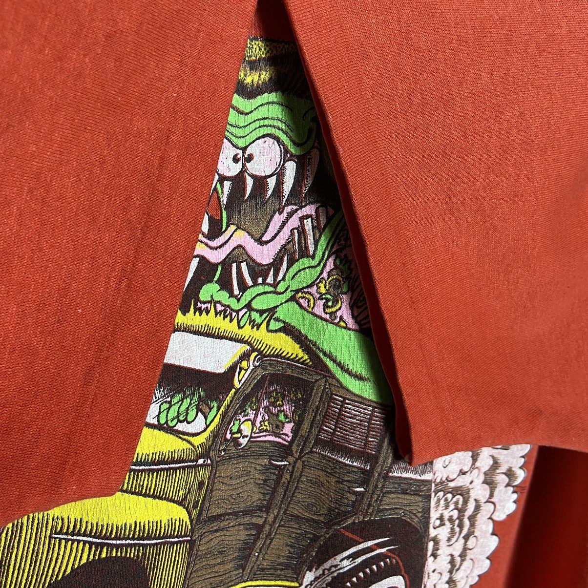 Vintage Vintage 80s Surf Zoids Monster Surf Skate Rat Fink T-Shirt Size US L / EU 52-54 / 3 - 5 Thumbnail