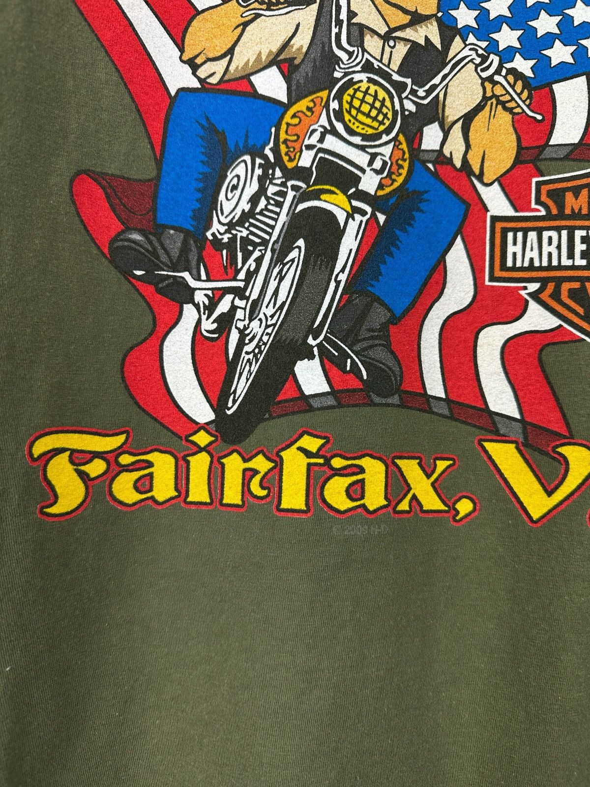 Harley Davidson Vintage Harley Davidson Patriot T-Shirt Size US XL / EU 56 / 4 - 8 Thumbnail