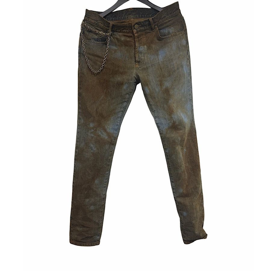 Authentic Alexander McQueen 05 AW Mudded Denim
