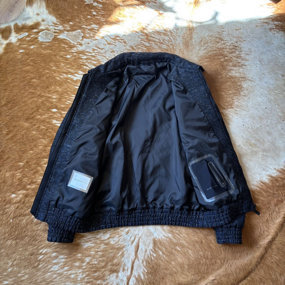 Emporio Armani 🖤 Emporio Armani Fabric Bomber Jacket – Size 48 Size US M / EU 48-50 / 2 - 5 Thumbnail