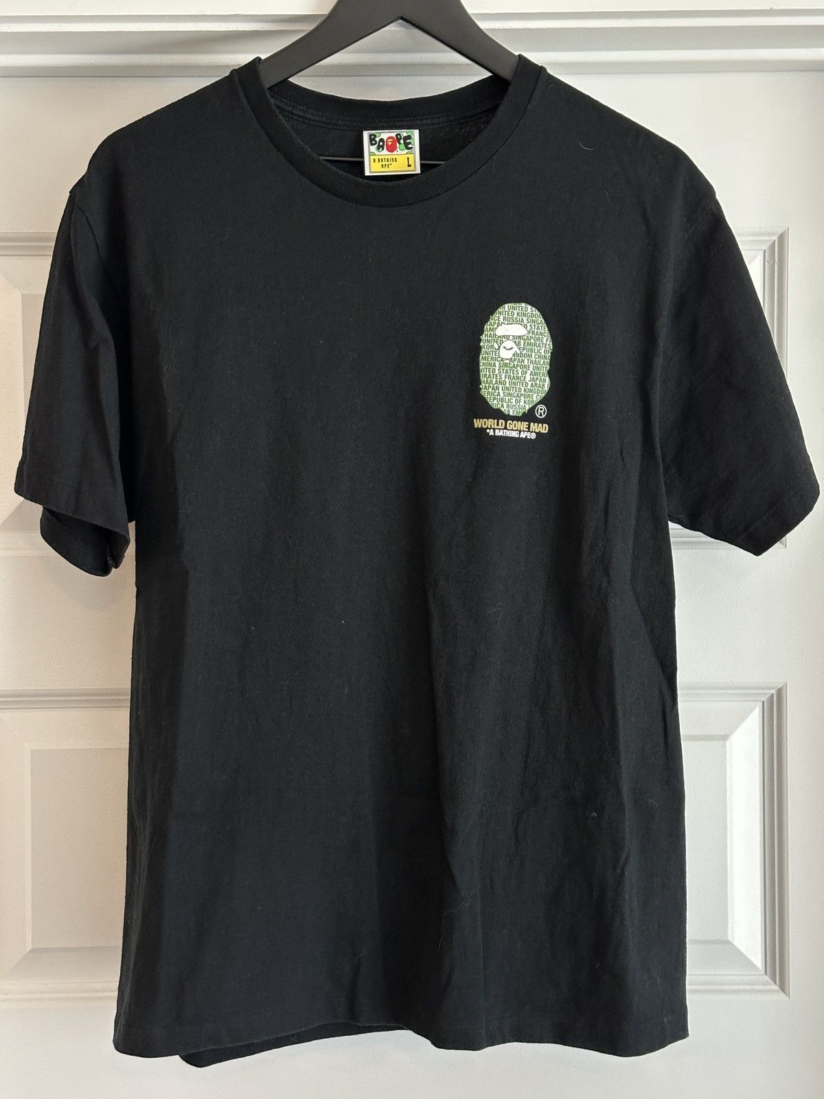 BAPE Japan Katakana College City Tee Black
