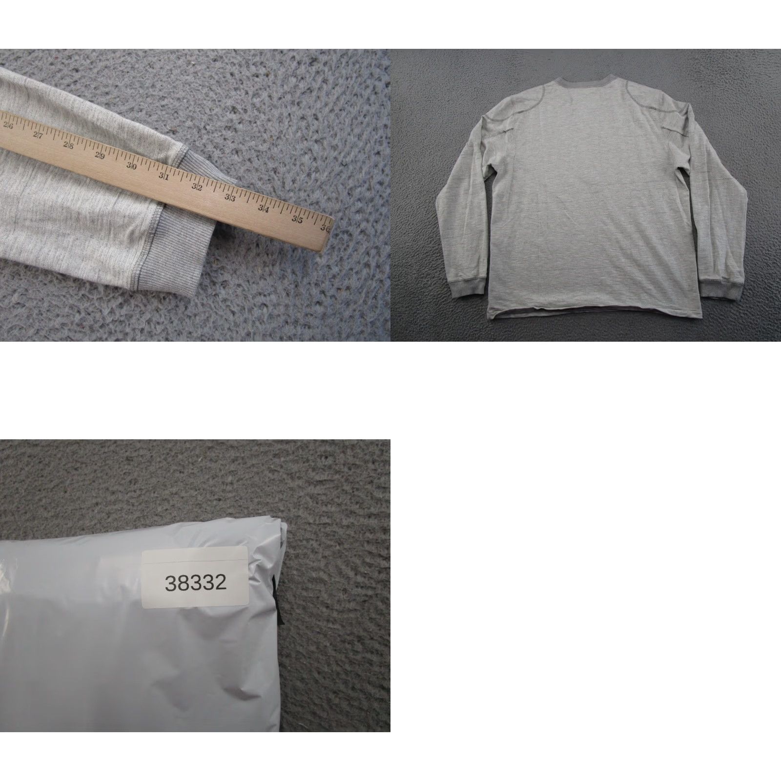 Carbon2Cobalt VINTAGE Carbon 2 Cobalt Sweater Mens XL Gray Henley 1/4 Zip Long Sleeve Elbow Patches Size US XL / EU 56 / 4 - 8 Thumbnail