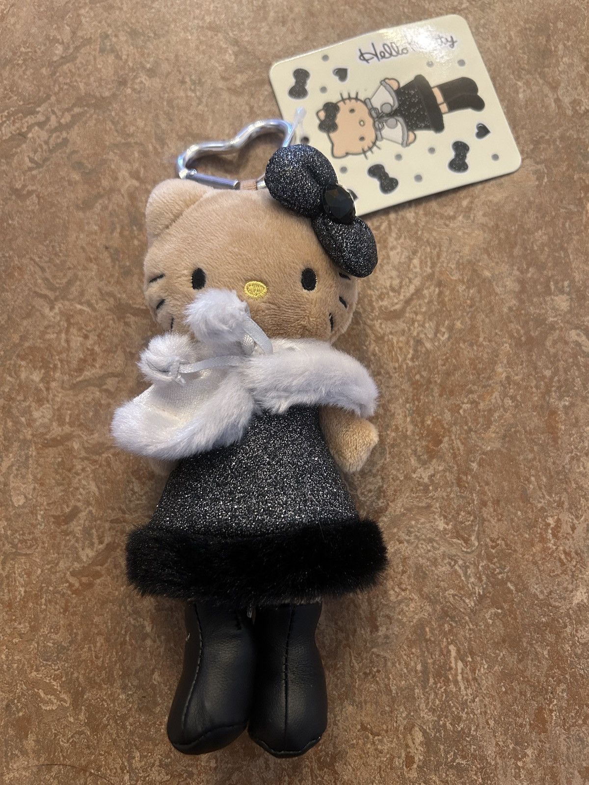 Other Sanrio Hello Kitty Long Leg Glitter Dress Fur Cape Plush Size ONE SIZE - 1 Thumbnail
