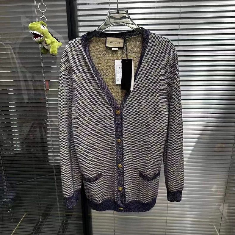 Gucci Gucci Glitter Print Cardigan in L Size - dmc Size US L / EU 52-54 / 3 - 1 Thumbnail
