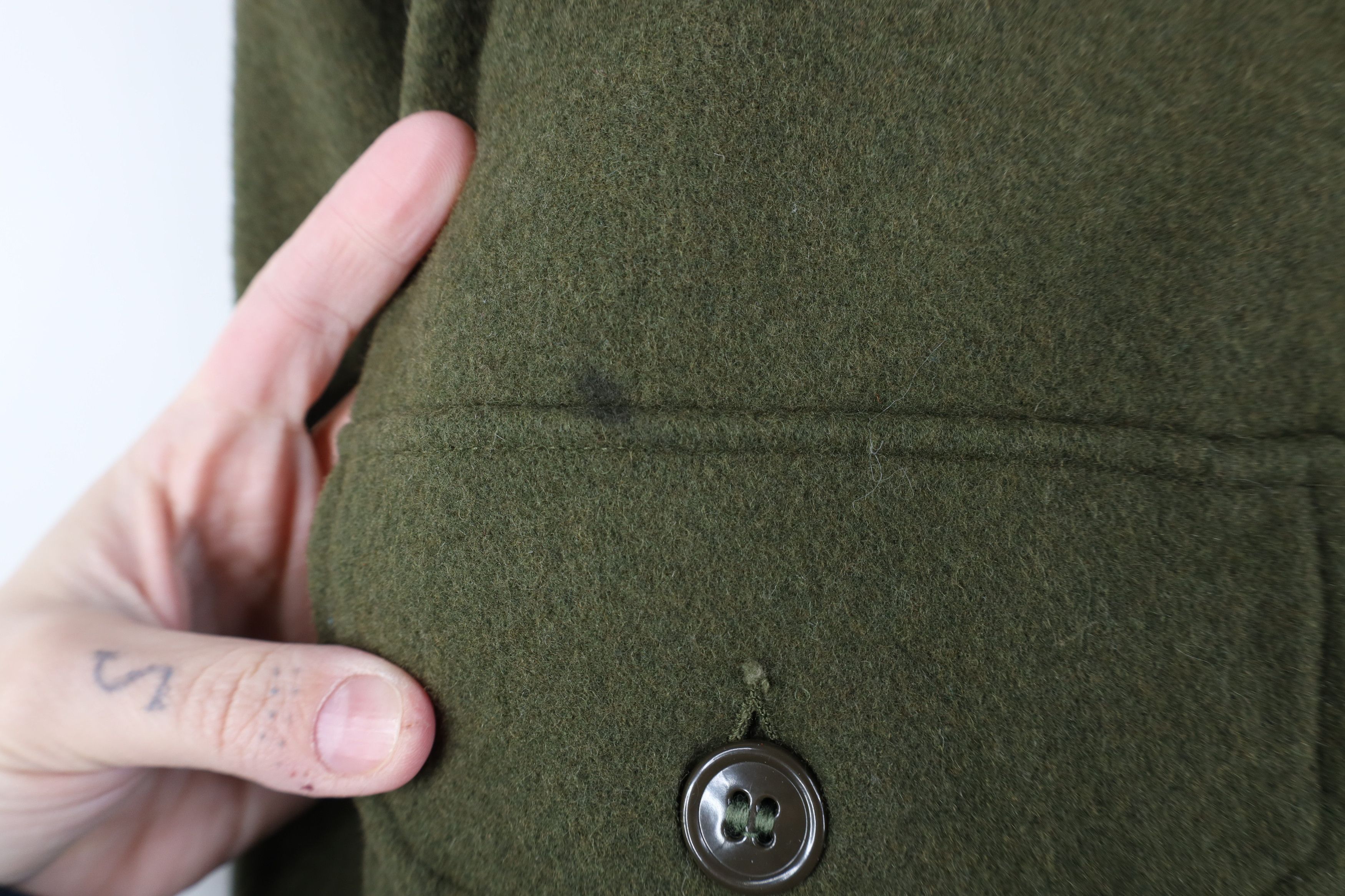 Vintage Vintage 50s Korean War USGI Shirt Jacket Olive Green USA Size US M / EU 48-50 / 2 - 4 Thumbnail