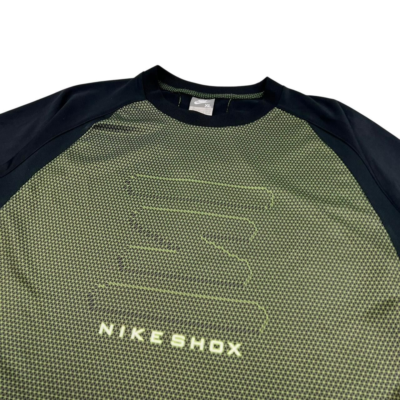 Nike Vintage 2000s Nike Shox T-Shirt Green & Black - Extra Large Size US XL / EU 56 / 4 - 3 Thumbnail