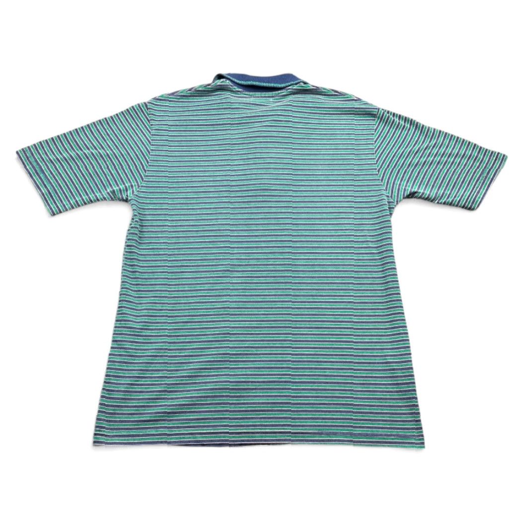 Vintage VINTAGE Chip Beck Polo Shirt Adult MEDIUM Blue Stripes Golf 90s Shirt Mens Short Sleeve Cotton Blend Polo Shirt Size US M / EU 48-50 / 2 - 3 Thumbnail