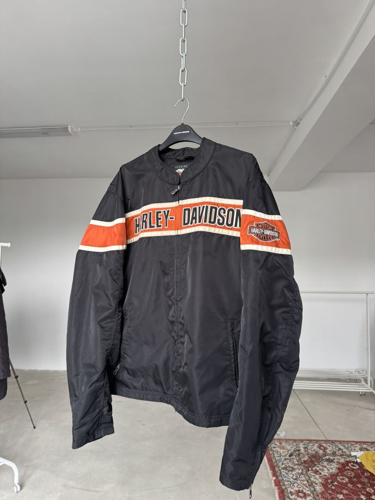 Harley Davidson × Vintage Vintage Harley Davidson Moto Jacket Size US L / EU 52-54 / 3 - 8 Thumbnail