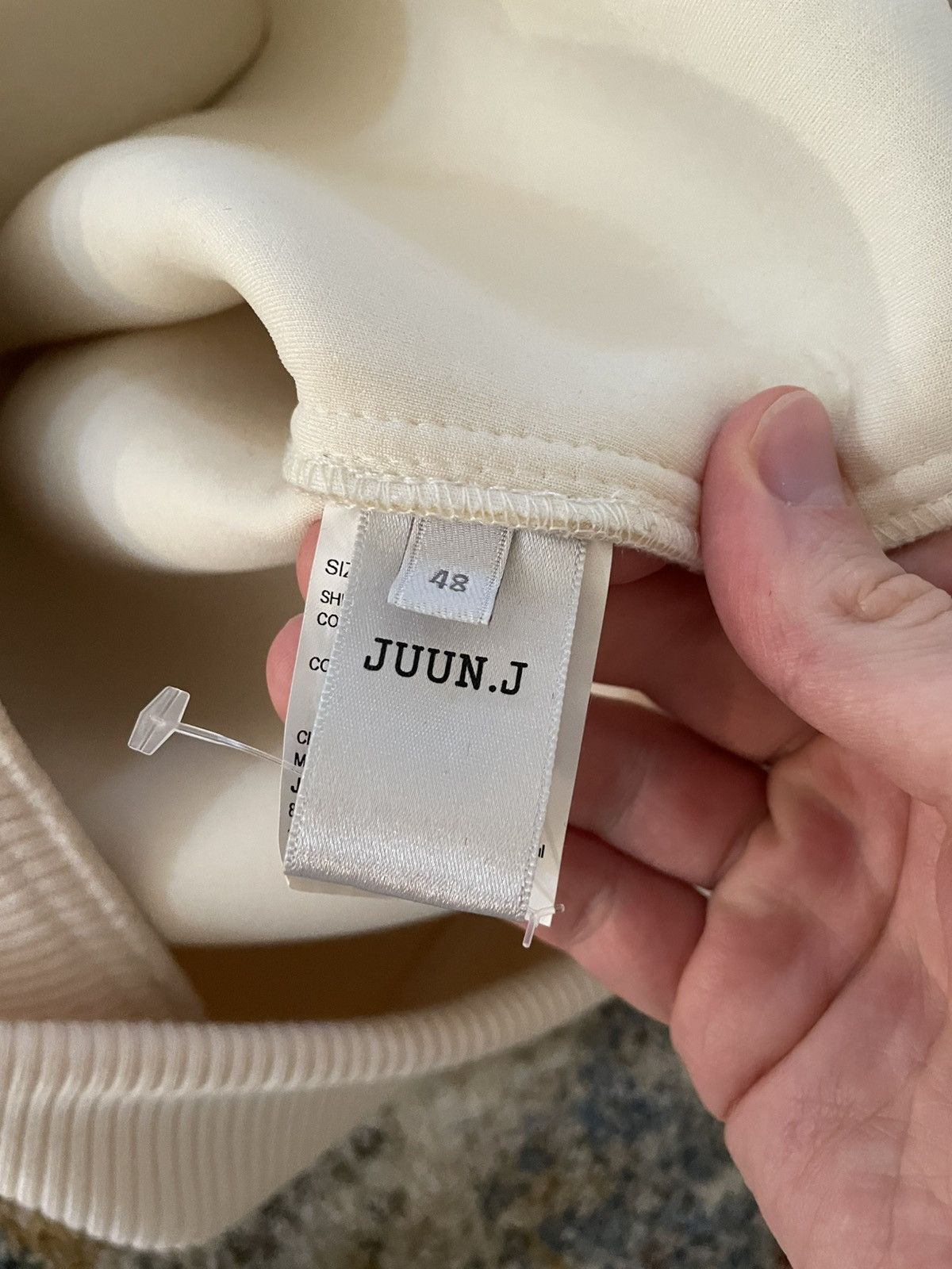 Juun.J Rare juun.j Neoprene Sweater, size 48 Size US M / EU 48-50 / 2 - 5 Thumbnail