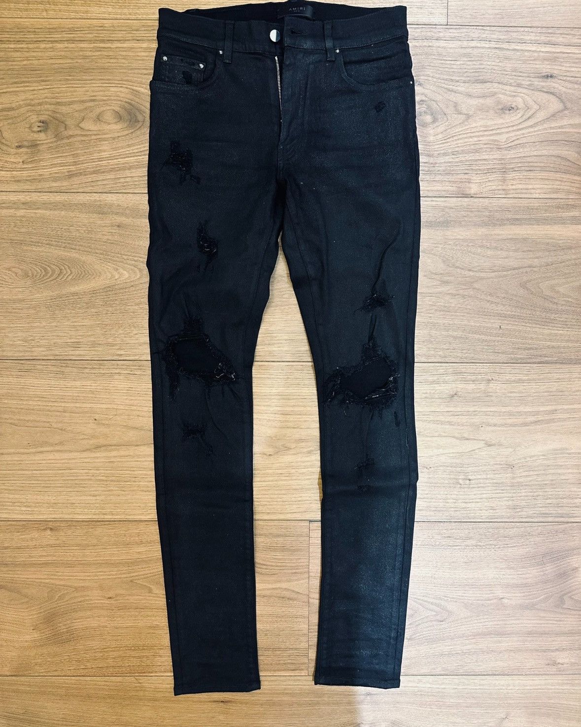 Amiri Amiri Classic Destruction with washed jeans-2505 Size US 31 - 1 Thumbnail