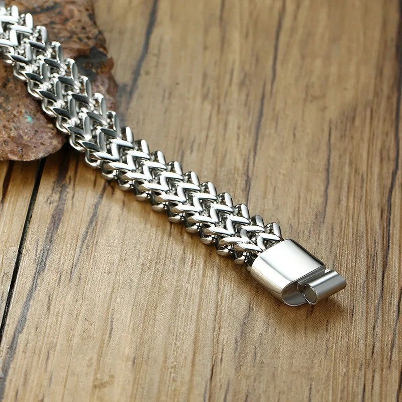 Jewelry One Chain Double Rows Wristband Bracelet Size ONE SIZE - 2 Thumbnail