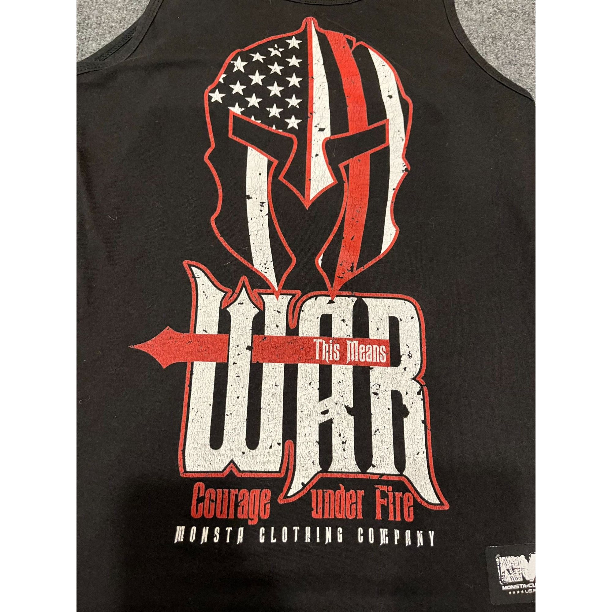 Gildan Monsta Clothing Tank Top Size Small Black Gladiator Warrior Size US S / EU 44-46 / 1 - 1 Thumbnail