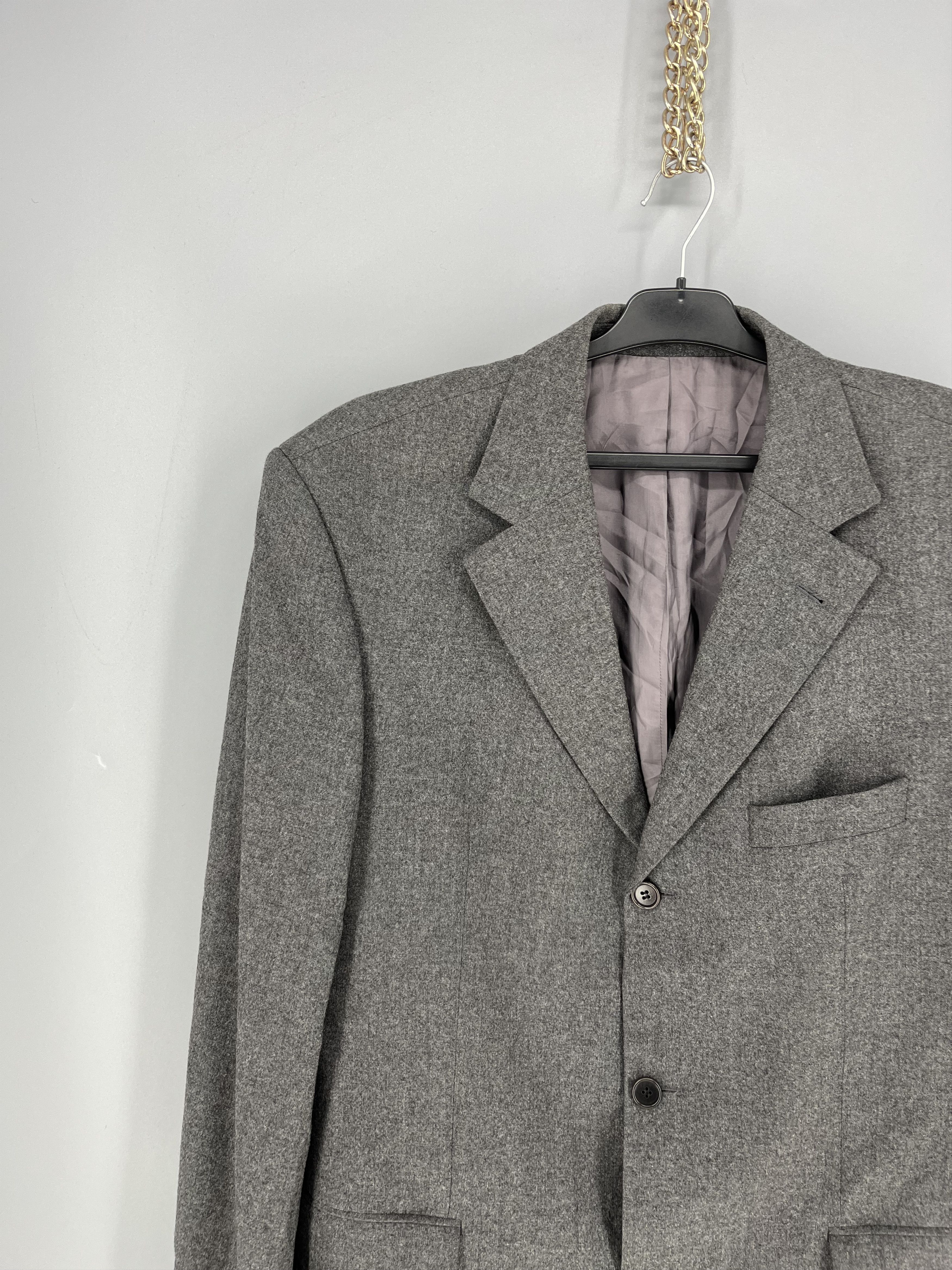 Hugo Boss HUGO BOSS Loro Piana Mens Wool Cashmere Blend Sports Blazer Size 50R - 4 Thumbnail