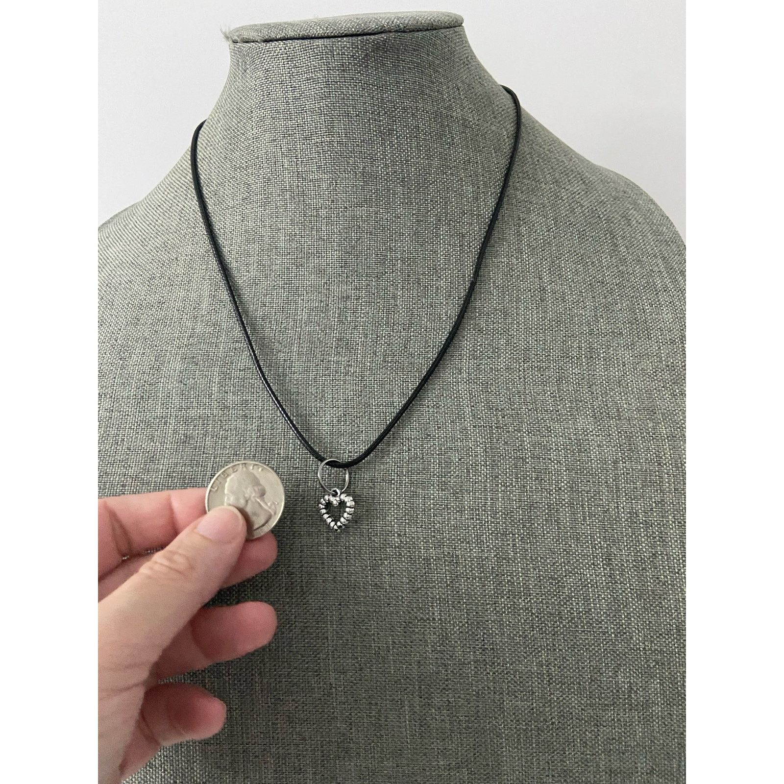 Handmade heart pendant necklace Size ONE SIZE - 2 Thumbnail