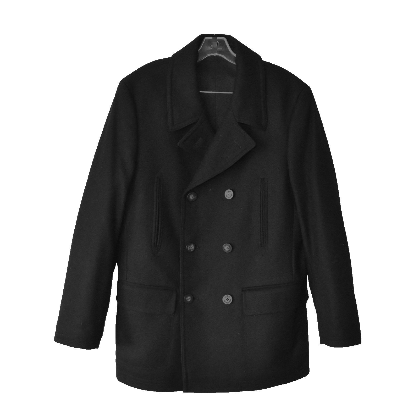 Lauren Ralph Lauren NEW RALPH LAUREN Luke Wool Blend Double Breasted Peacoat 40R Size US XXS / EU 40 - 4 Thumbnail