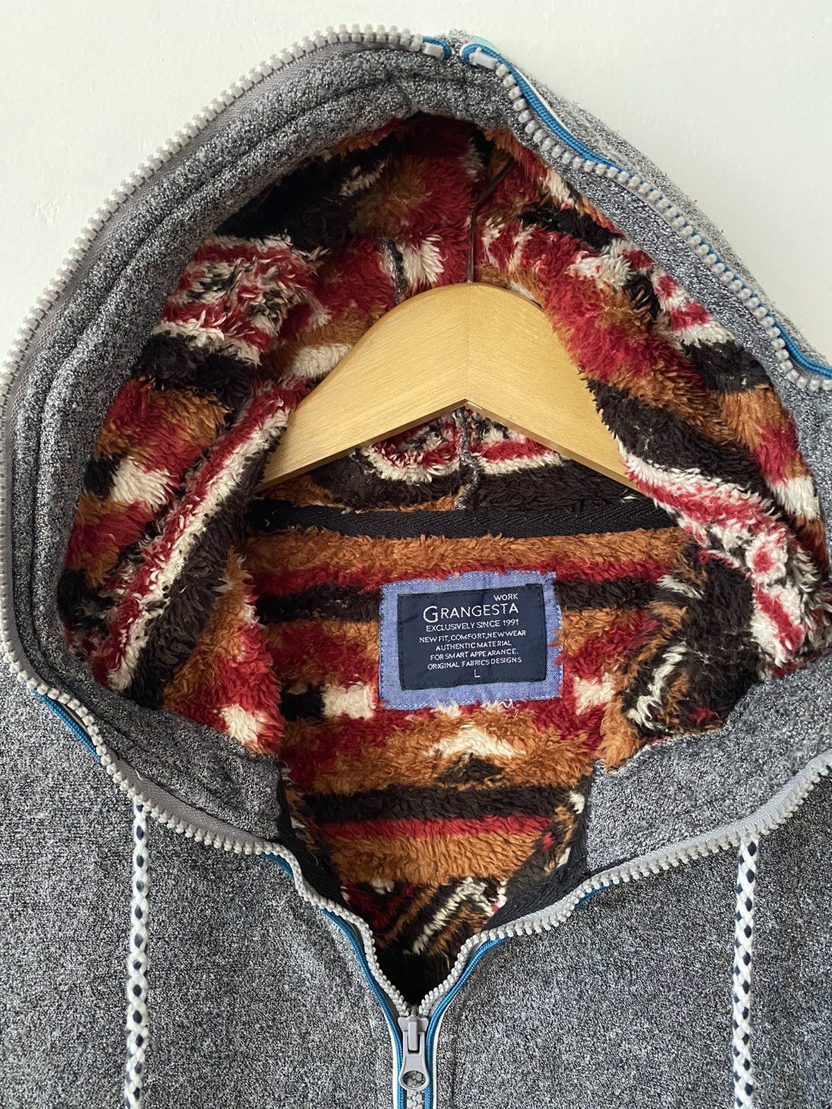 If Six Was Nine Japanese Brand Grangesta Fullzip Hooded Size US L / EU 52-54 / 3 - 3 Thumbnail