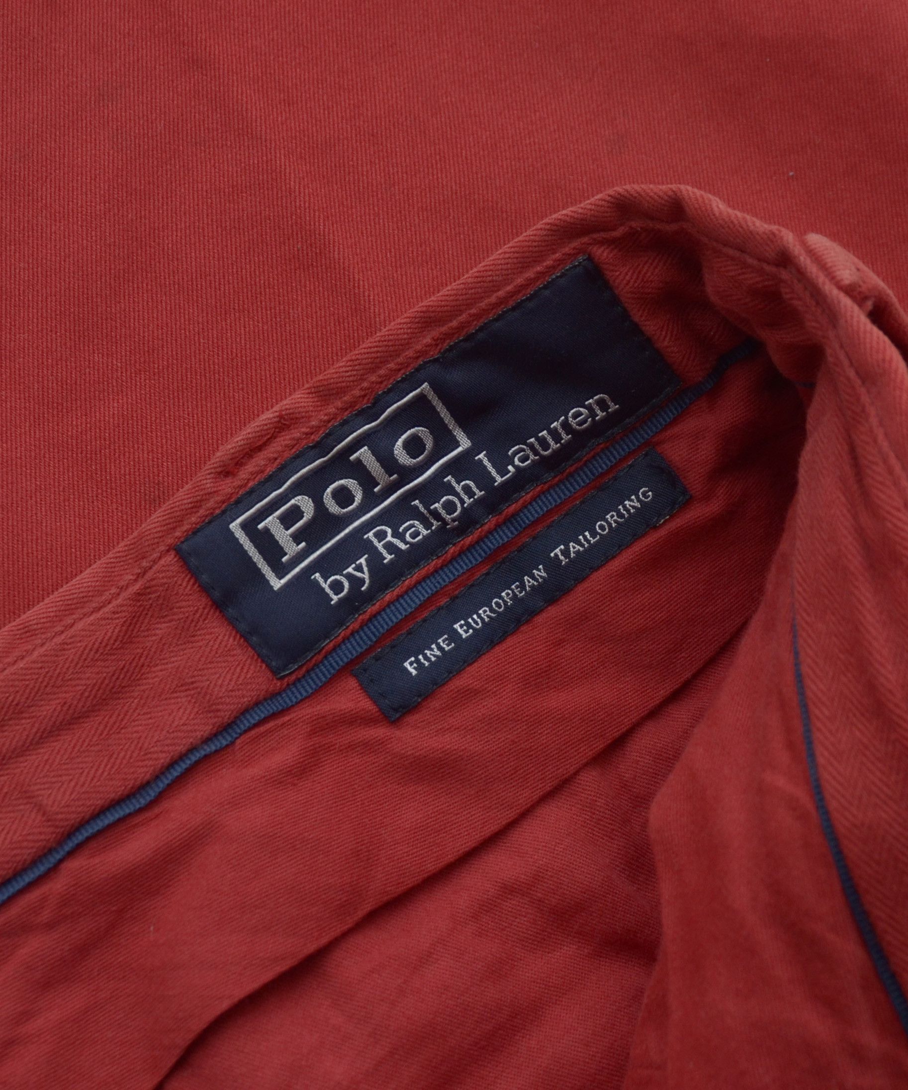 Polo Ralph Lauren × Ralph Lauren × Vintage Polo Ralph Lauren Vintage Red Cotton Chino Trousers Pants Size US 34 / EU 50 - 9 Thumbnail