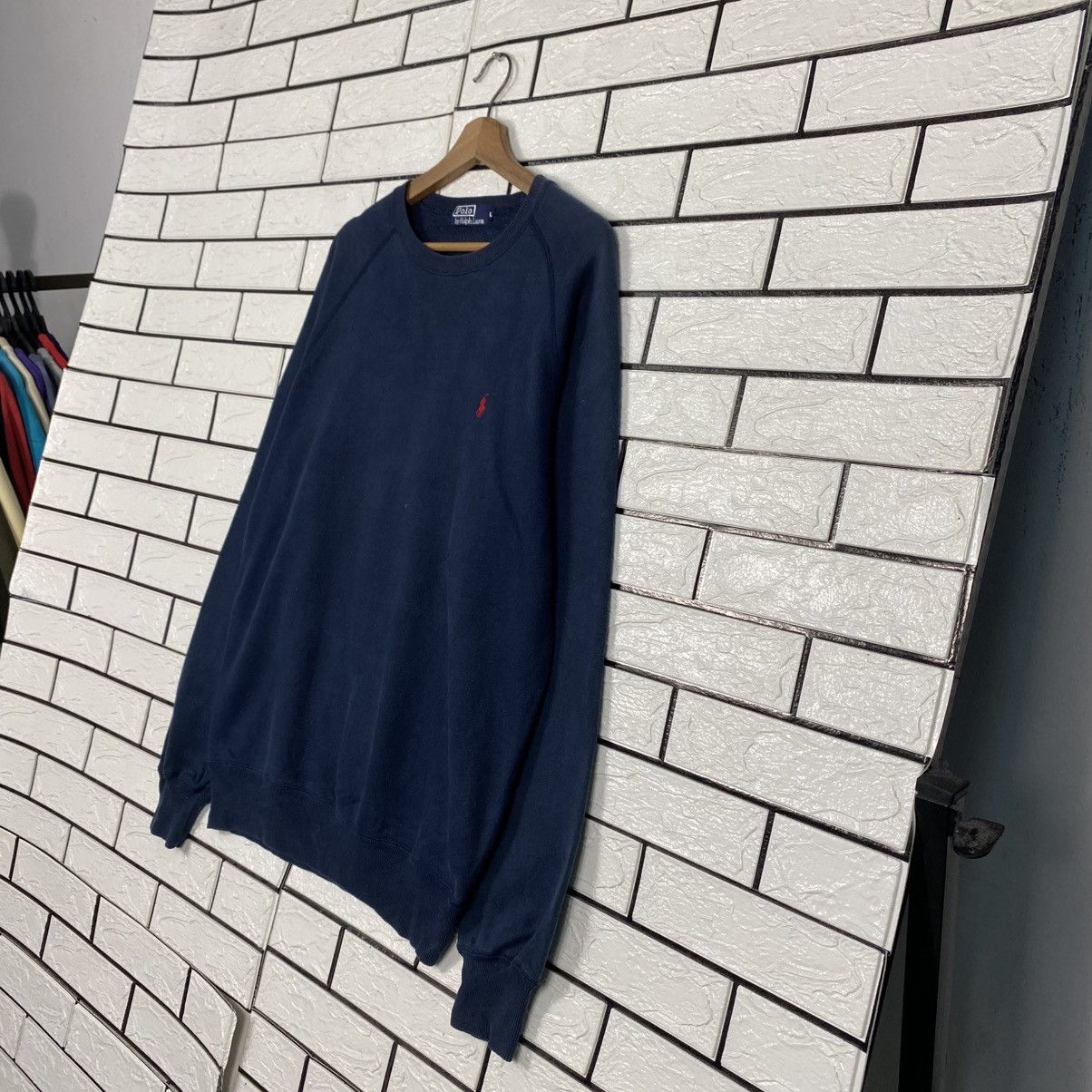 Polo Ralph Lauren Vintage Sweatshirt Jumper Polo Ralph Lauren Size US L / EU 52-54 / 3 - 3 Thumbnail