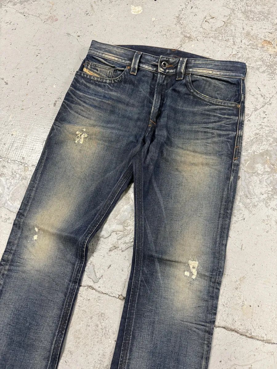 Diesel Diesel Sunfaded Blue Denim Slim Jeans Size US 32 / EU 48 - 6 Thumbnail