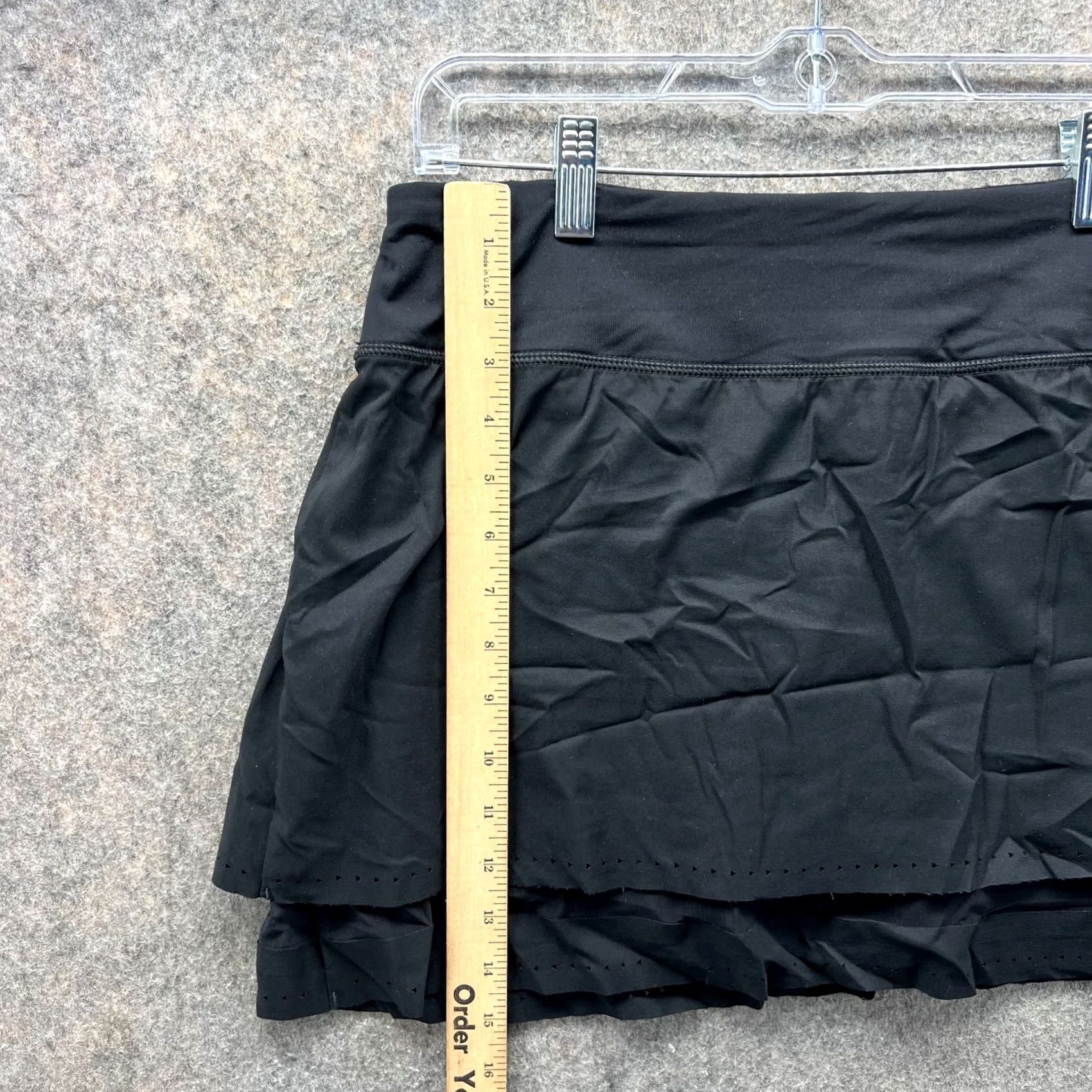 Athleta VINTAGE Athleta Skort Womens Small Ladies Black Performance Laser Run Lined Tennis Short Skirt Mini Womens Size 28" / US 6 / IT 42 - 5 Thumbnail