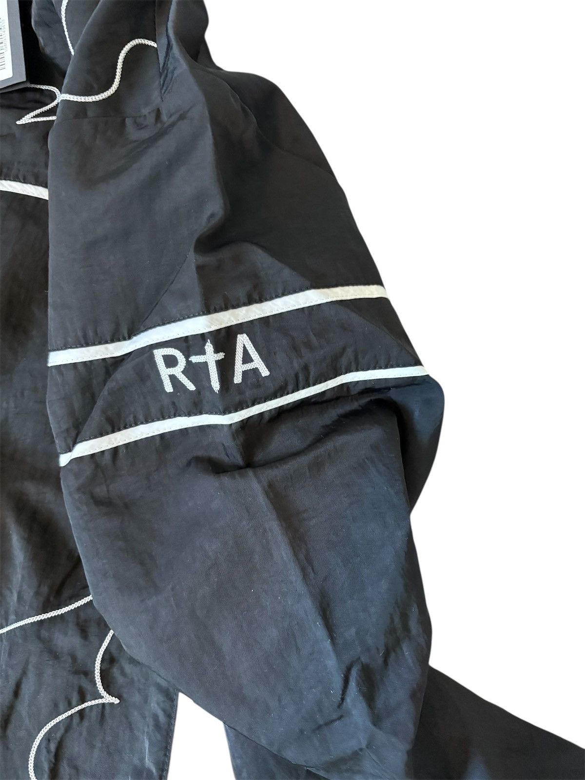 Rta RTA Men's Black White Abstract Contrast Piping Jacket Size S Size US S / EU 44-46 / 1 - 4 Thumbnail