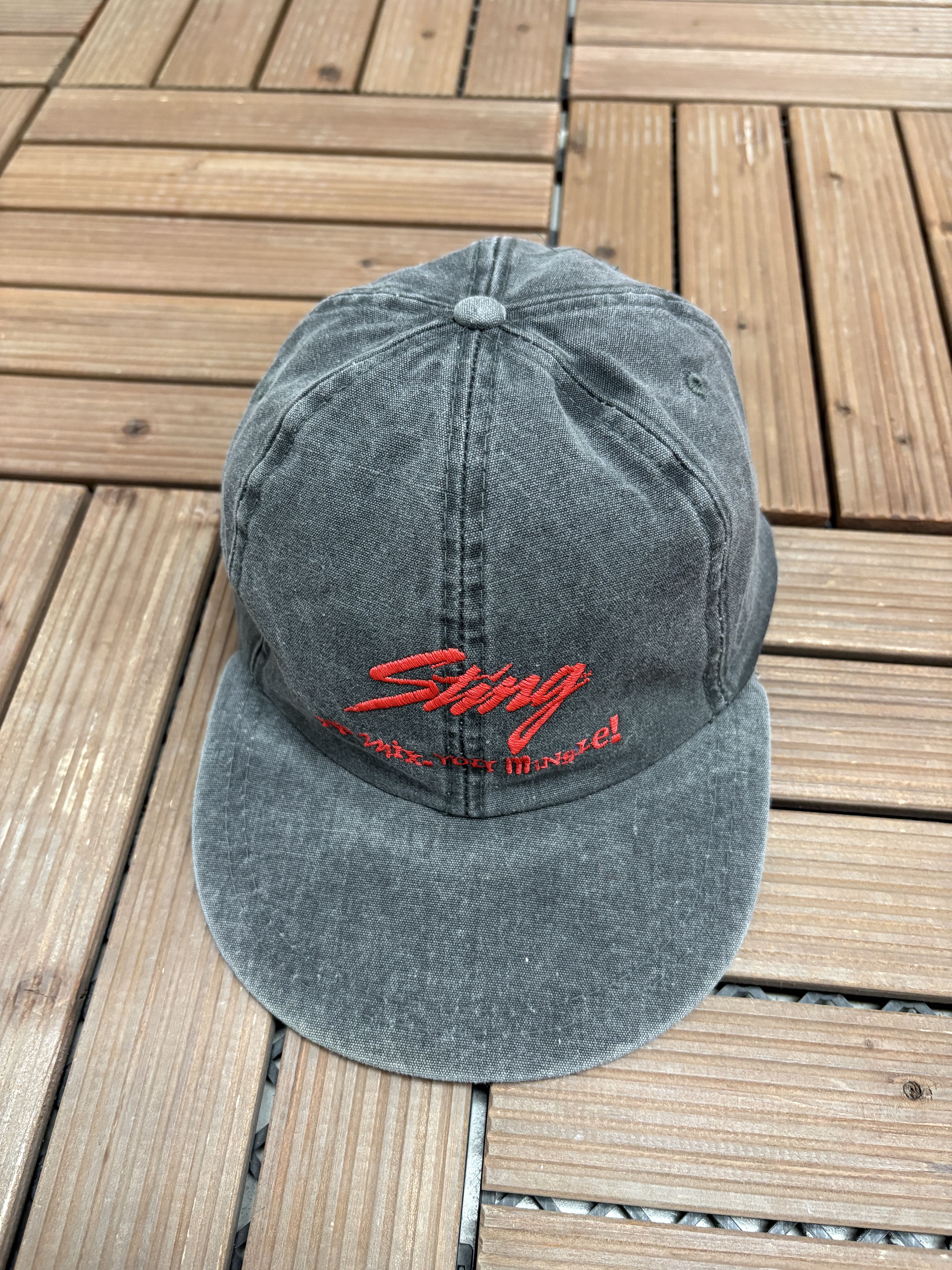 Vintage Sting We Mix, You Mingle! Vintage Grey Hat Cap Size ONE SIZE - 1 Thumbnail