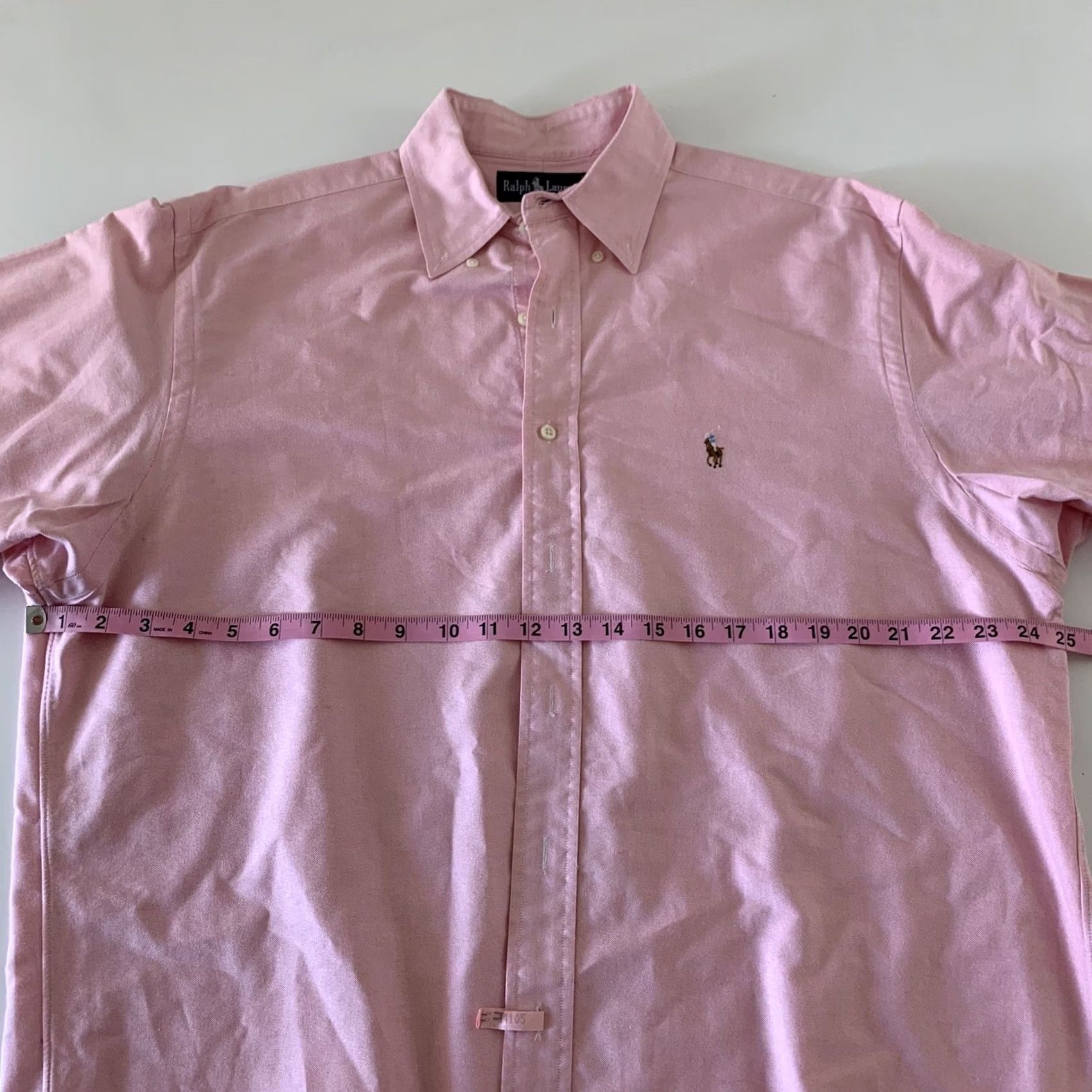 Polo Ralph Lauren Polo Ralph Lauren Shirt Long Sleeve Dress Shirt Mens Pink Yarmouth 16 33 Size US L / EU 52-54 / 3 - 5 Thumbnail