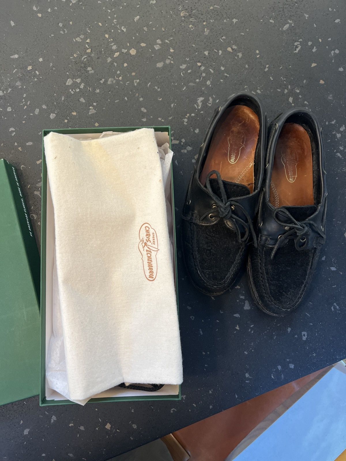 Blackstock & Weber Sperry x Chris Echevarria 2-Eye Lug Boat Shoes Size US 10.5 / EU 43-44 - 7 Thumbnail