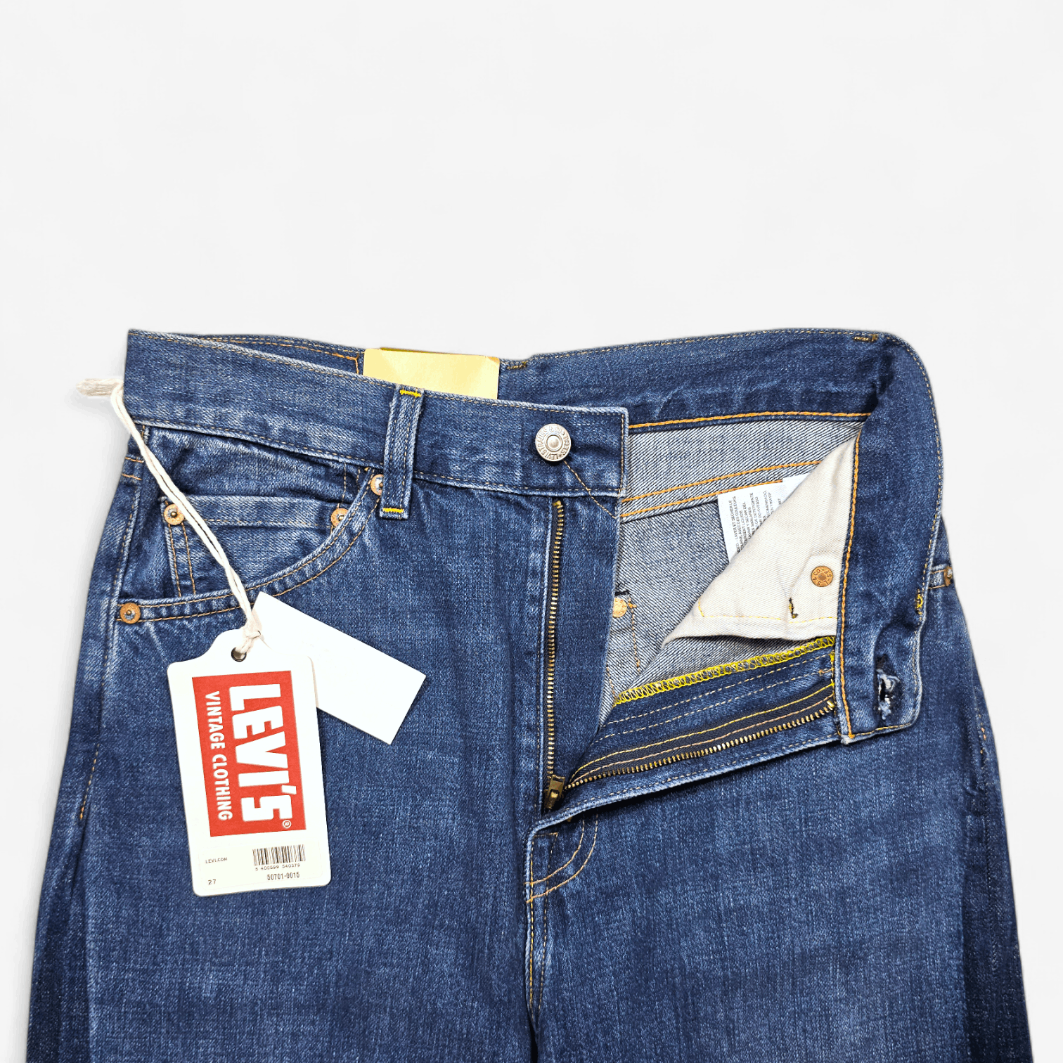 Levi's Vintage Clothing NWT LVC Levi's Vintage Clothing 1950s 701 Selvedge Big E Size 27" / US 4 / IT 40 - 3 Thumbnail