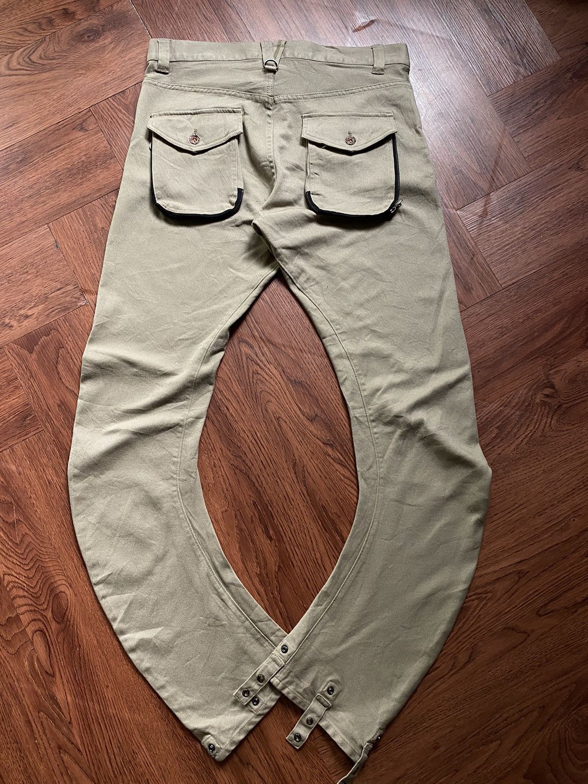 PPFM PPFM Curve Design Leg Pants Size US 35 - 2 Thumbnail