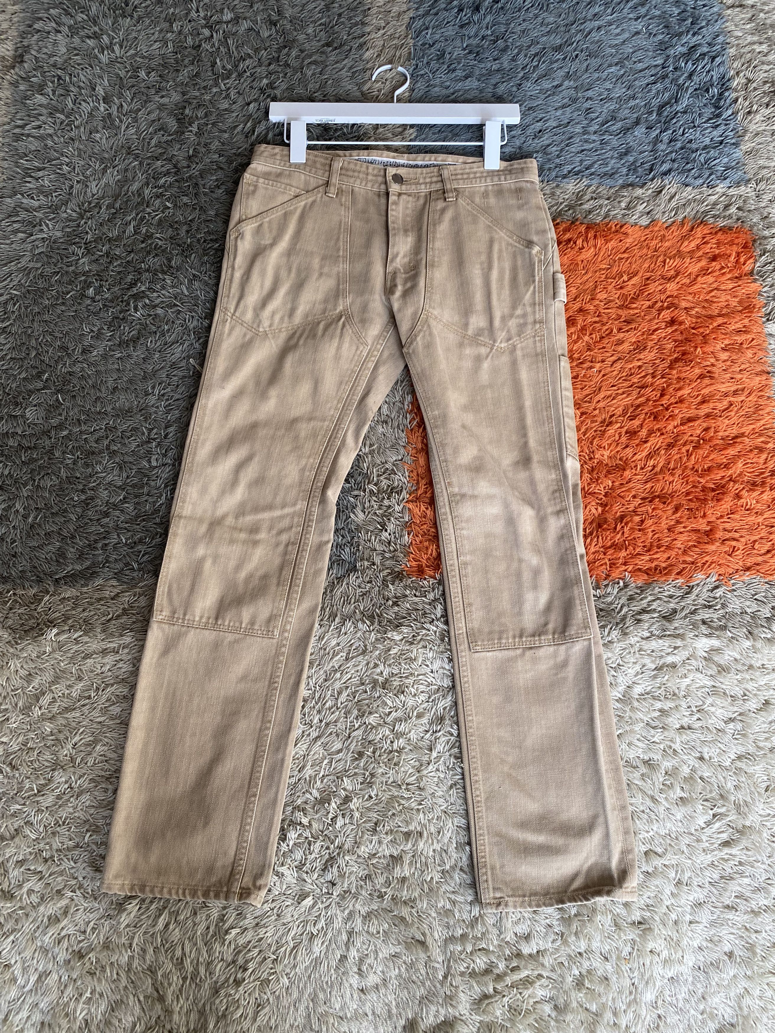 パンツ NUMBER (N)INE cotton chino pants beige Number (N)ine Number Nine Tan / Beige Chino Pants | Grailed