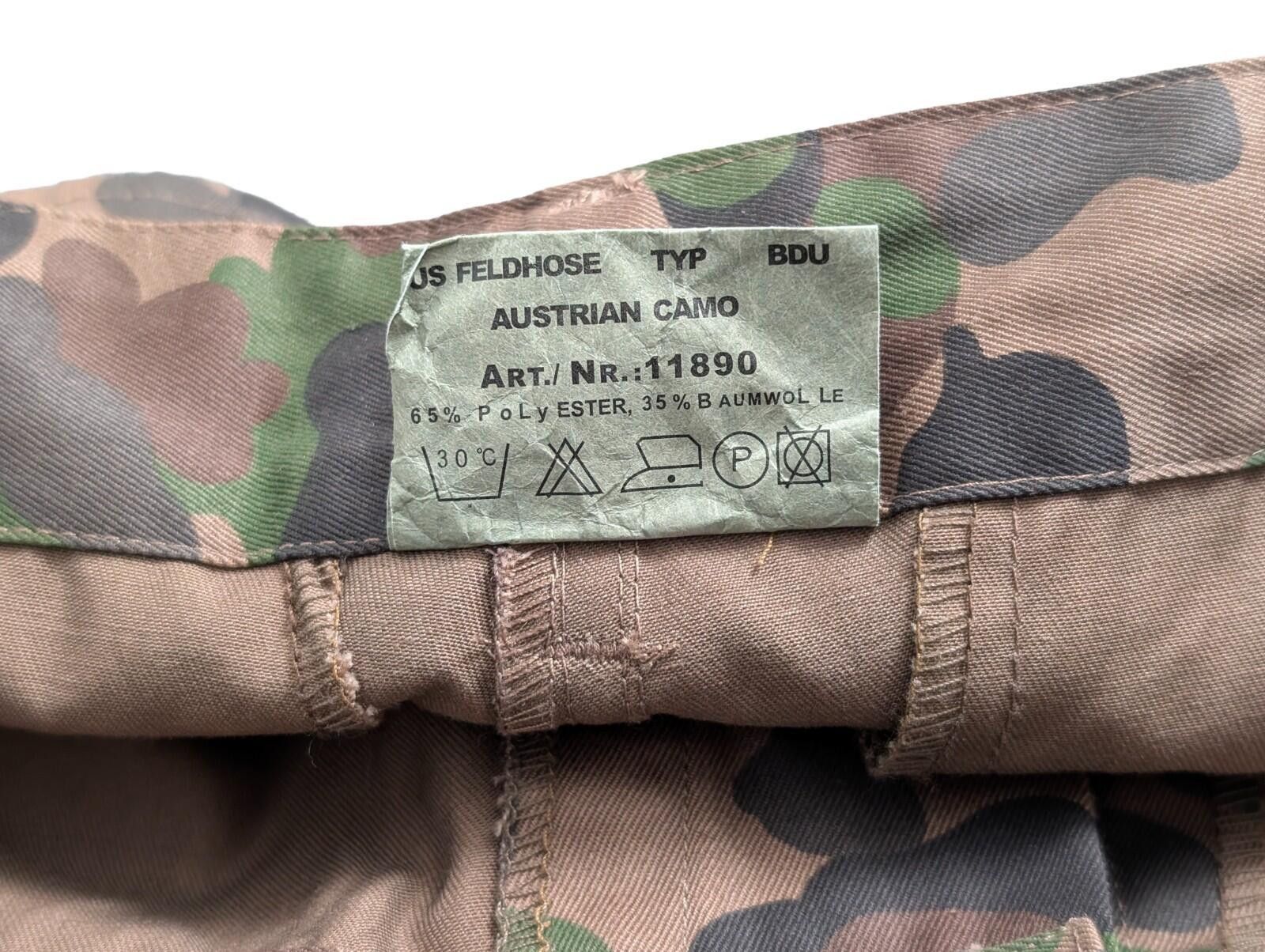 Other Mil-Tec BDU Field Trousers Austrian "Pea Dot" Camo - 34x32 Size ONE SIZE - 4 Thumbnail