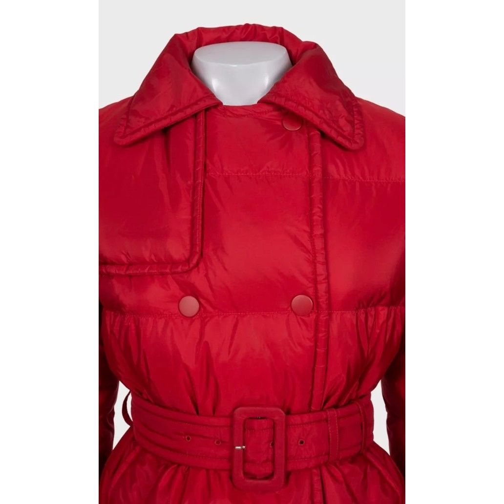 Prada Prada Red Fitted Down Jacket Winter Coat Sz 38/XS Size XS / US 0-2 / IT 36-38 - 4 Thumbnail