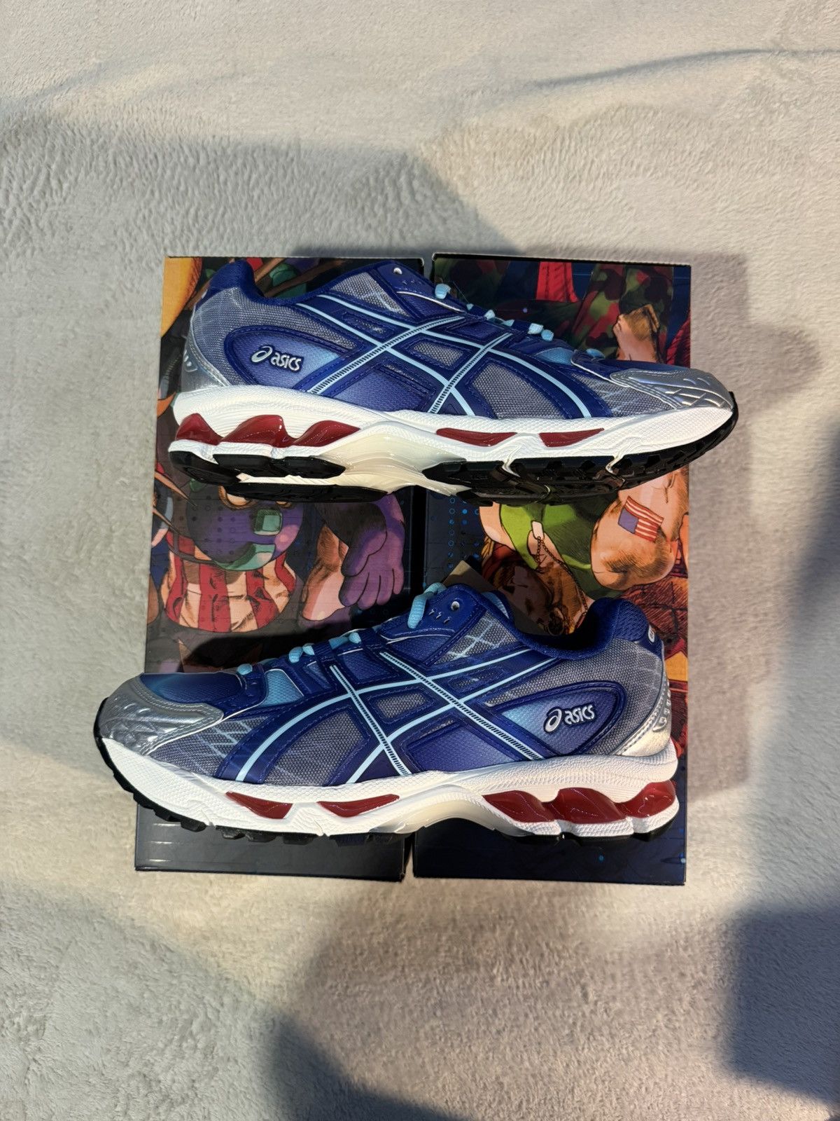 Asics × Kith × Marvel Comics ASICS Gel Nimbus 10.1 Kith Marvel v Capcom Ironman v Megaman Size US 8.5 / EU 41-42 - 2 Thumbnail