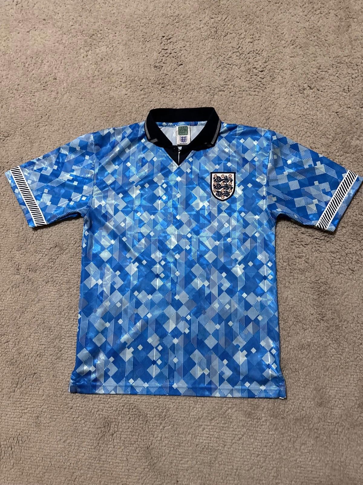 Other ENGLAND 1990 THIRD FOOTBALL SHIRT SOCCER JERSEY SCORE DRAW Size US M / EU 48-50 / 2 - 1 Thumbnail