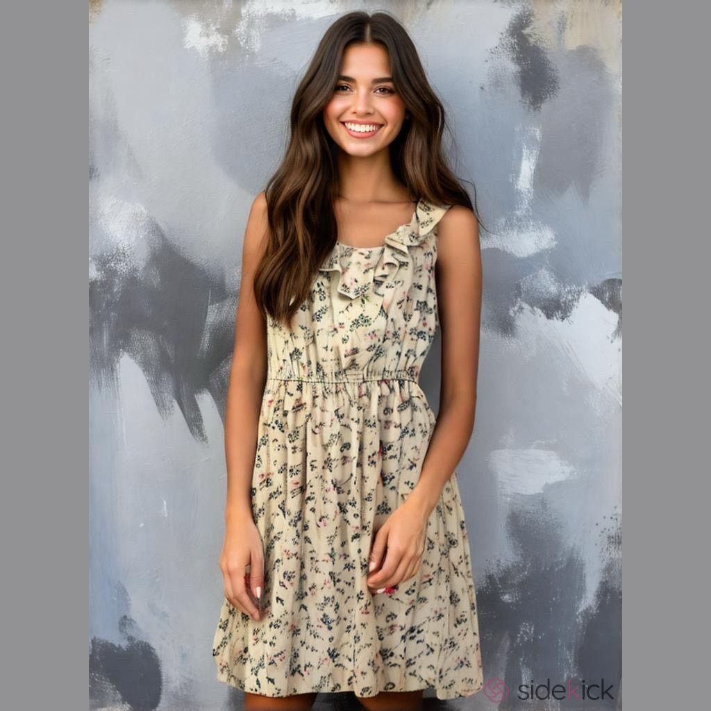 Other NWT Maurices Lightweight Mesh Ruffle Dress Medium Floral Size M / US 6-8 / IT 42-44 - 19 Thumbnail