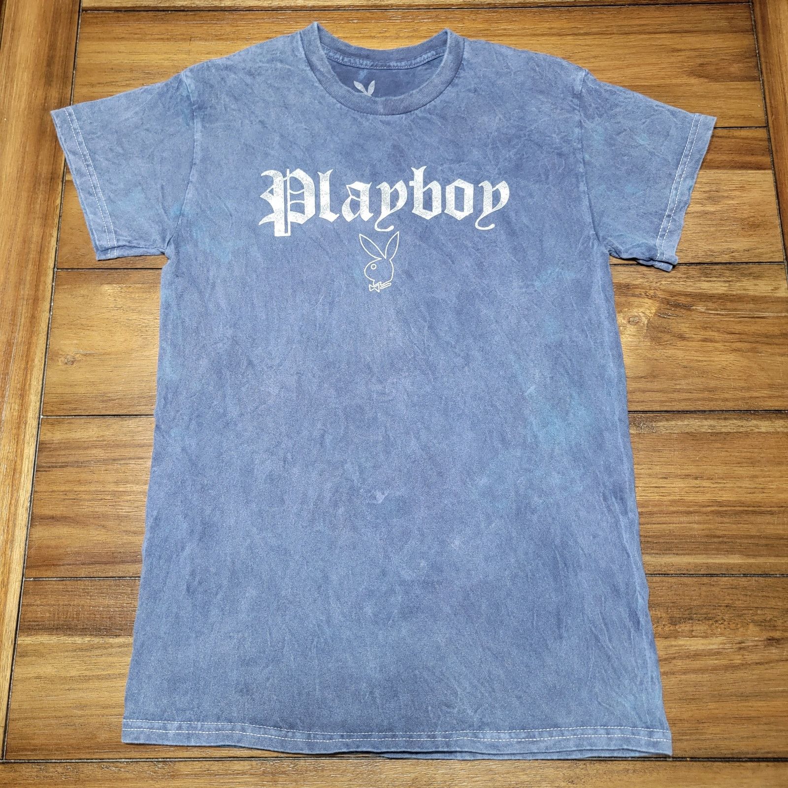 Playboy Playboy Blue Tee Glitter Logo - Size Small Size S / US 4 / IT 40 - 1 Thumbnail