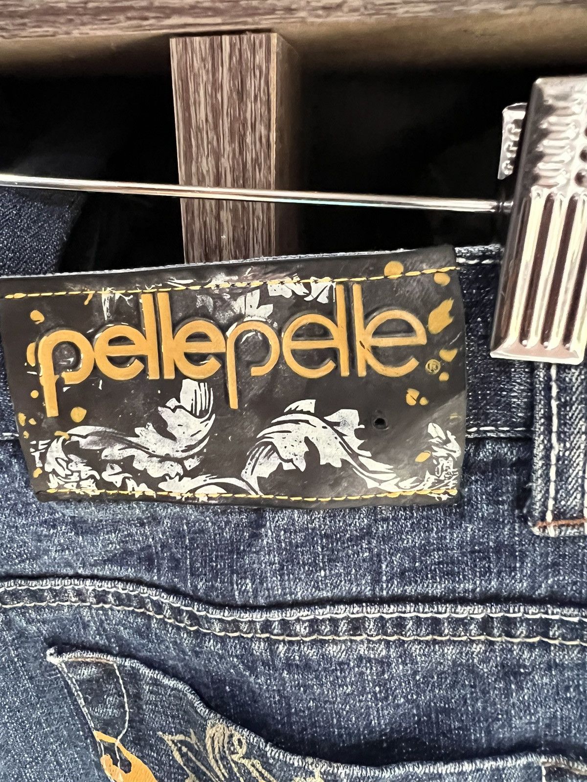 Pelle Pelle 🔥Pelle Pelle Pocket Print Denim Size US 30 / EU 46 - 14 Thumbnail
