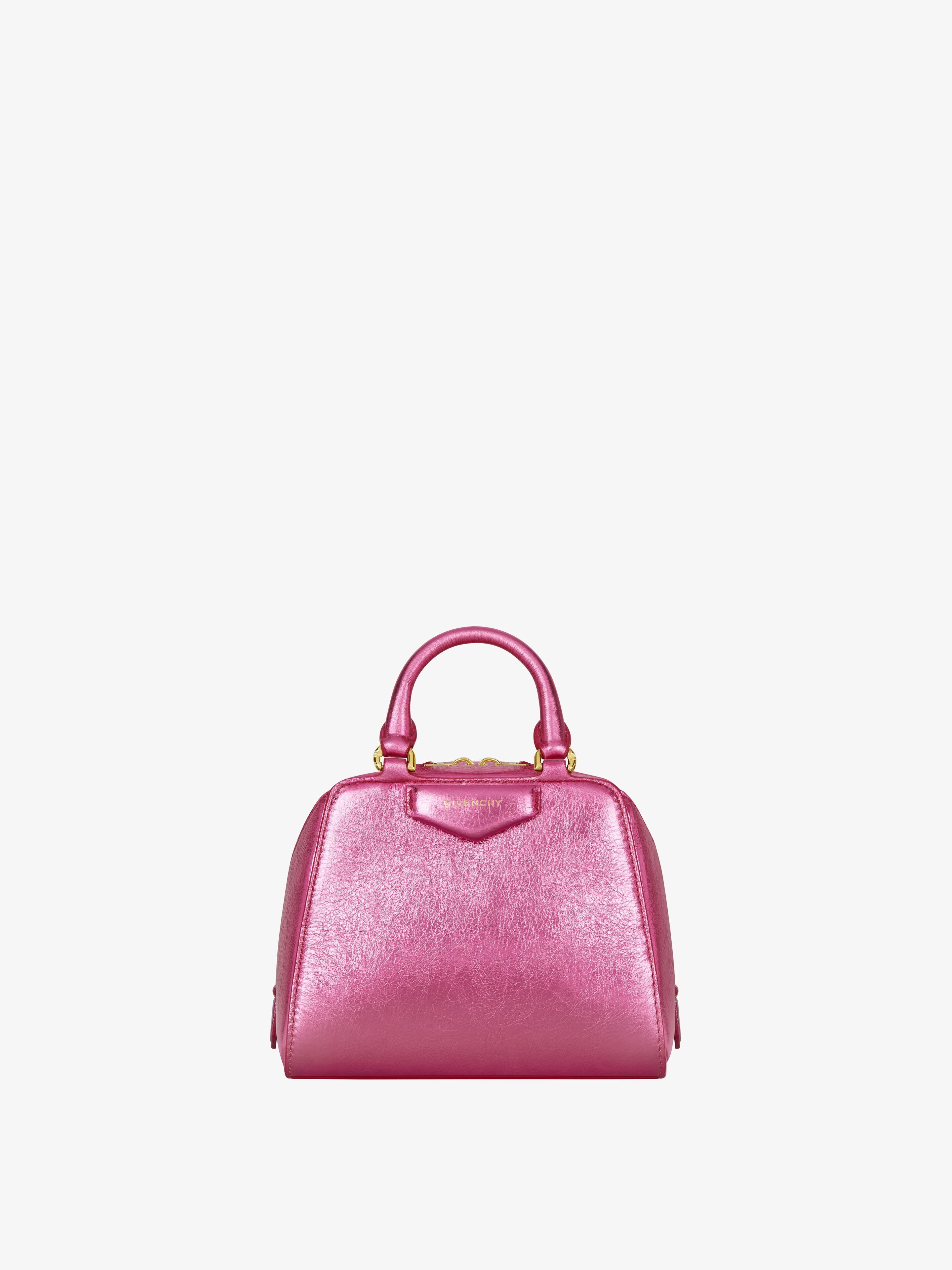 Givenchy oc11z0725 Size: OS / Antigona Cube Nano Bag in Raspberry Size ONE SIZE - 1 Thumbnail