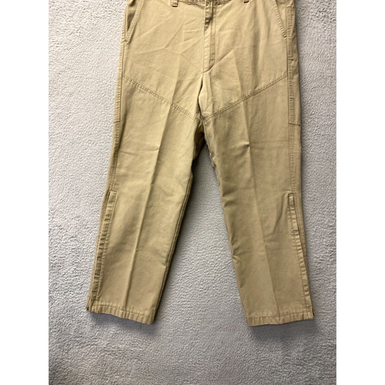 Vintage Columbia Heavy Duty Work Pants Men’s 42x32 Tan Well Made /0495 Size US 42 / EU 58 - 4 Thumbnail