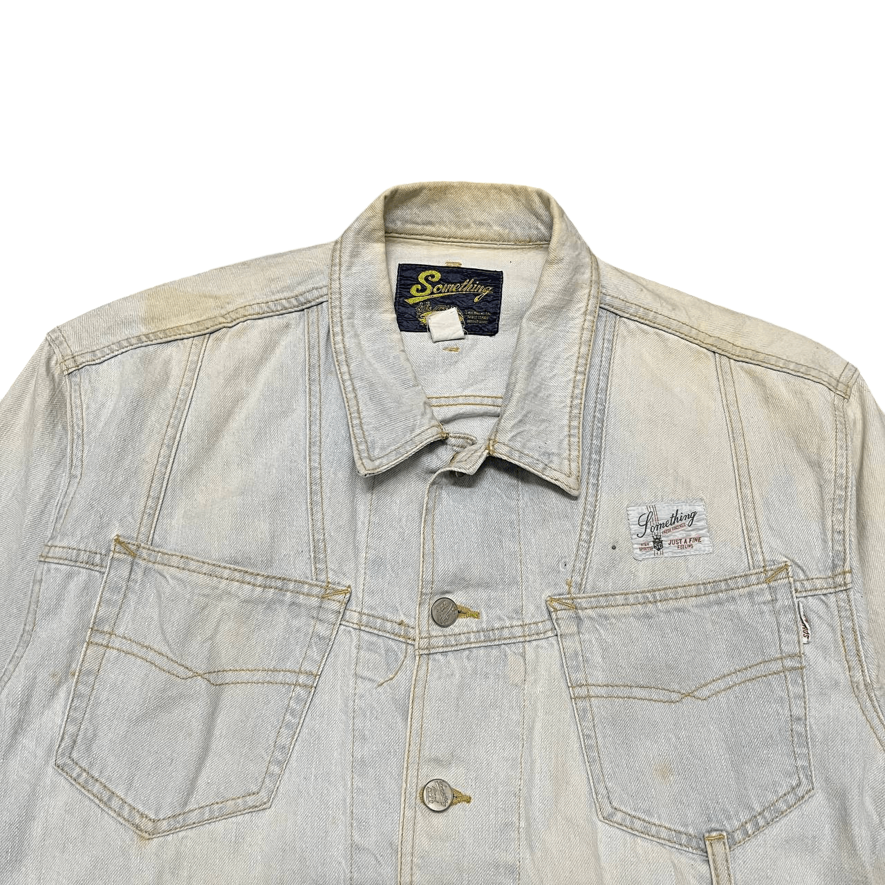 Vintage Something Ones Cropped Denim Jacket