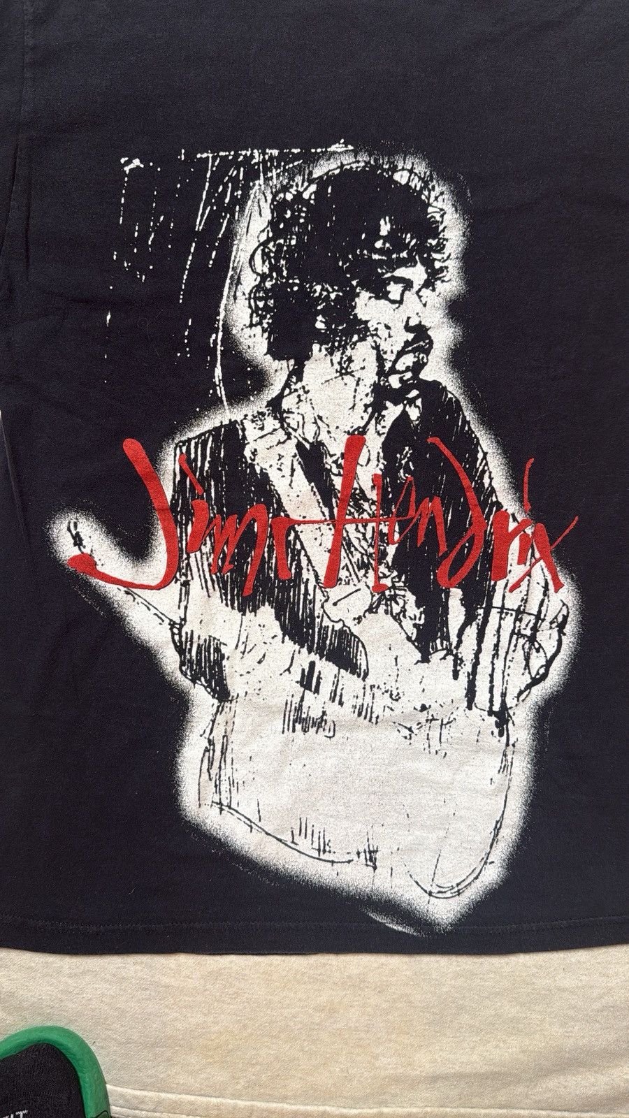Jimi Hendrix Vintage 2000s Jimmy Hendrix Rock T-shirt Large Size US L / EU 52-54 / 3 - 4 Thumbnail