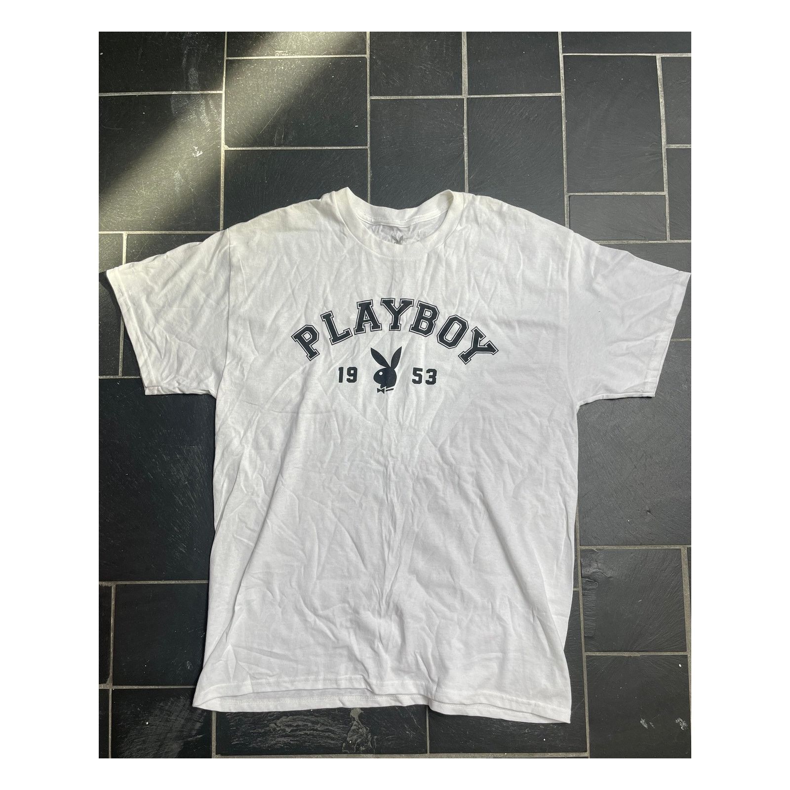 Playboy White Playboy Logo EST 1953 Tee Size Large Size US L / EU 52-54 / 3 - 1 Thumbnail