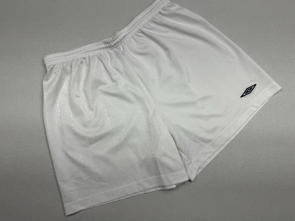 Umbro × Vintage Men’s Vintage Umbro Monogram Soccer Football Shorts size L Size US 34 / EU 50 - 1 Thumbnail