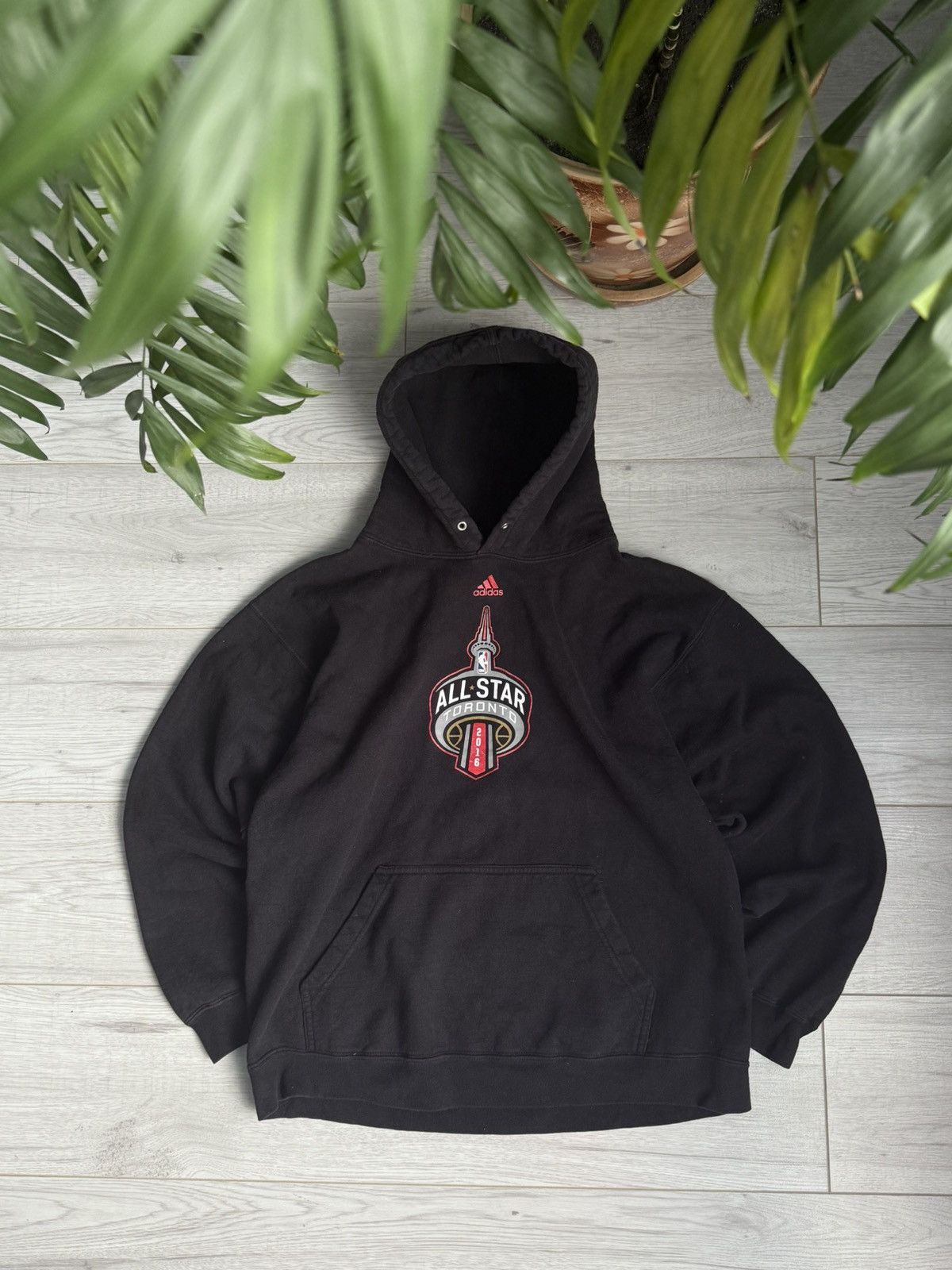 NBA Adidas NBA All-Star Game 2016 Toronto Black Hoodie with Logo Size US L / EU 52-54 / 3 - 1 Thumbnail